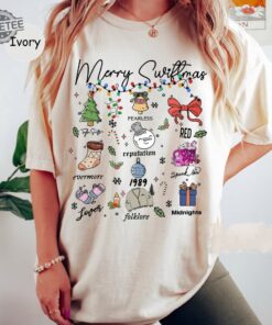 Merry Swiftmas Comfort Colors Shirt Cute Famous Christmas Ball Shirt The Eras Tour Christmas Shirt The Eras Tour Christmas Ts Version Unique