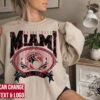 Miami Basketball Sweatshirt Miami Basketball Shirt Miami Heat Shirt