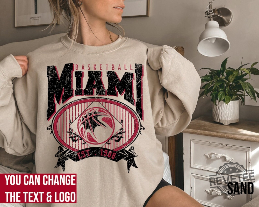 Miami Basketball Sweatshirt Miami Basketball Shirt Miami Heat Shirt Miami Basketball Sweatshirt Miami Basketball Shirt Miami Heat Shirt