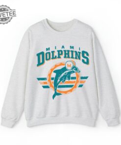 Miami Football Sweatshirt Dolphin Hoodie Vintage Style Miami Football Sweatshirt Retro Miami Dolphins Sweatshirt Miami Dolphins Gift Hoodie Sweatshirt Unique