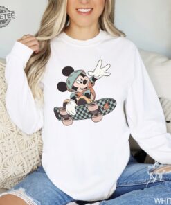 Mickey Skateboard Shirt Mickey Disney Shirt Disney Shirt Disney Skateboard Shirt Mickey Skateboarding Shirt Unique