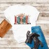 Music Albums As Books T Shirt Folk Music Shirt Trendy Aesthetic Gift For Book Lover Floral Ts Merch Top The Eras Tour Shirt Concert Tee Unique