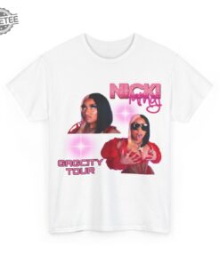 Nicki Minaj Tee Gagcity Tour Unisex Tee Rap Concert Tshirts Barbie 2024 Nicki Minaj Aesthetic Nicki Minaj Merch