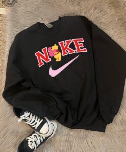 Nike Pooh Sweatshirt Nike Pooh Hoodie Nike Pooh T Shirt Pooh Heart Shirt Heart Pooh Sweatshirt Unique