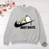 Nike Snoopy Just Do It Sweatshirt Shirt Hoodie Christmas Thanksgiving Gift For Snoopy Fan Unique Tee