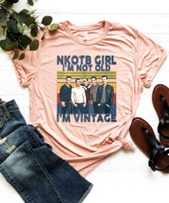 Nkotb Vintage Girl Shirt New Kids On The Block Tshirt Classic Rock Concert Tee Nkotb Concert Tshirt New Kids On The Block Shirt Unique