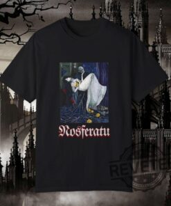Nosferatu Gothic Vampire Tshirt Hoodie Sweatshirt Vintage Spooky Aesthetic Halloween Gift For Horror Fans Him Her Unique