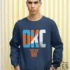 Oklahoma City Basketball Retro Sports Letters Crewneck Sweatshirt Hoodie Sweatshirt Unique