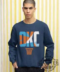 Oklahoma City Basketball Retro Sports Letters Crewneck Sweatshirt Hoodie Sweatshirt Unique