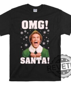 Omg Santa Christmas Elf Jumper Ugly Xmas T Shirt Hoodie Hoody Tshirt Sweatshirt Gifts For Men Women Unisex Christmas Birthday Gifts Unique