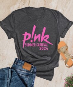 P Nk Summer Carnival 2024 Trustfall Album Tee Pink Singer Tour Music Festival Shirt Concert Apparel