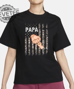 Papa Father Day T Shirt Unique Best Fathers Day Presents Good Fathers Day Gift Custom Fathers Day Shirts