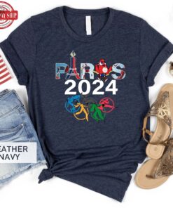 Paris 2024 Olympic Games Shirt Team Usa Olympics Games Shirts Paris Trip Graphic Tee 2024 Olympics T Shirt Unique
