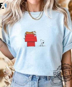 Peanuts Snoopy And Tiger Shirt Hoodie Sweatshirt