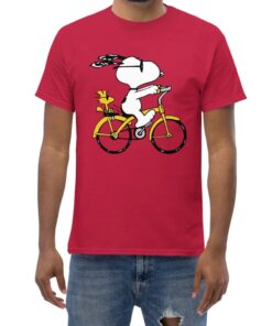 Peanuts Snoopy Woodstock Riding Bike Shirt Anniversary Shirt Happy Monday Snoopy Snoopy Thank You Snoopy Summer Images Unique