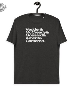 Pearl Jam Style Inspired Band Stanley Stella T Shirt Pearl Jam T Shirt Unique Pearl Jam T Shirt