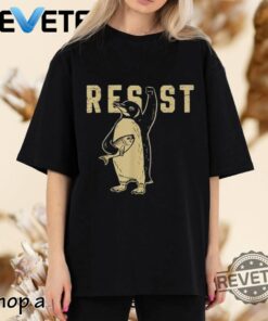 Penguin Flippers Up Resist Shirt Hoodie Crewneck New