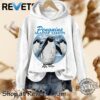 Penguins Against Tariffs Print Hoodie T Shirt Crewneck New
