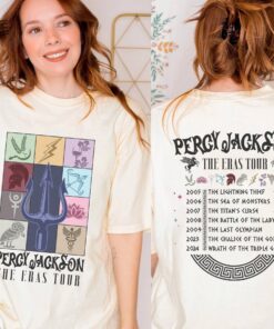 Percy Jackson The Eras Tour Shirt Greek God Mythology Symbol T Shirt Camp Half Blood Chronicles Shirt Rick Riordan Bookish Shirts Gift Sweatshirt Unique
