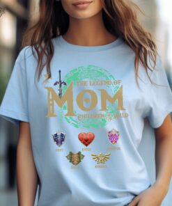 Personalized Zelda Mom Shirt Unique Zelda Totk Shirt Tri Force Shirt Hyrule Flora Shirt Breath Of The Wild Tears Of The Kingdom