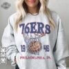 Philadelphia Basketball Vintage Shirt 76Ers 90S Basketball Graphic Tee Retro For Women And Men Basketball Fan new