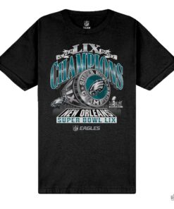 Philadelphia Eagles Majestic 2025 Super Bowl Lix Champions T Shirt Hoodie Sweatshirt Tee Gift For Him Her Fan Birthday Unique