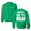 Philadelphia Eagles Meet Me On Broad Crewneck Tshirt Hoodie Sweatshirt Tee Gift For Fan Mens Womens Pullover Hoodies Unique