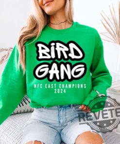 Philadelphia Eagles Nfc East Champions 2024 Apparel Champs Shirts Hoodie Sweatshirt Bird Gang Tee Gift For Fan Shirts Hoodies Sweater Unique