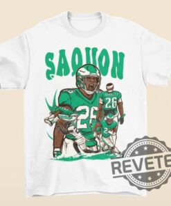 Philadelphia Eagles Saquon Barkley Cartoon Style Tshirt Hoodie Sweatshirt Tee Gift For Fan Mens Womens Crewneck Pullover Hoodies Unique