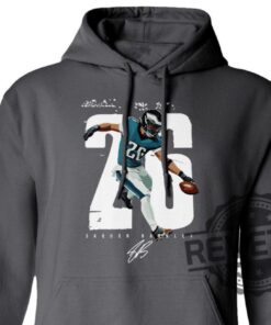Philadelphia Eagles Saquon Barkley Tshirt Hoodie Sweatshirt Jersey Tribute Unisex Long Sleeve Shirts Crewneck Unique