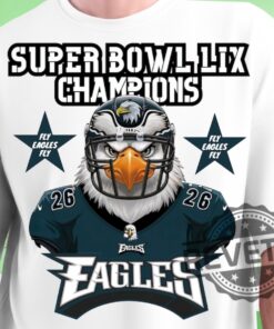 Philadelphia Eagles Superbowl Championship Fly Eagles Fly T Shirt Hoodie Sweatshirt Tee Gift For Men Women Crewneck Unique