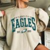 Philadelphia Football Shirt Vintage Philadelphia Football Tshirt America Football Sweatshirt Football Fan Gift Bird Gang Hoodie