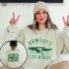 Philadelphia Football Sweatshirt Philadelphia Eagles Sweatshirt Sundays Are For The Birds Philadelphia Eagles Shirt Bird Gang Football Sunday Hoodie new