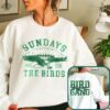 Philadelphia Football Sweatshirt Philadelphia Eagles Sweatshirt Sundays Are For The Birds Philadelphia Eagles Shirt Bird Gang Football Sunday new