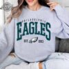 Philadelphia Football Sweatshirt Vintage Style Philadelphia Football Crewneck Sweatshirt Hoodie Unique