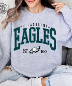 Philadelphia Football Sweatshirt Vintage Style Philadelphia Football Crewneck Sweatshirt Hoodie Unique