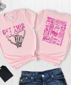 Pink Tour Get This Party Started Shirt P Nk Summer Carnival 2023 Setlist Trustfall Pink Pink Tour 2023 Music Midtown Pink Summer Carnival Openers New