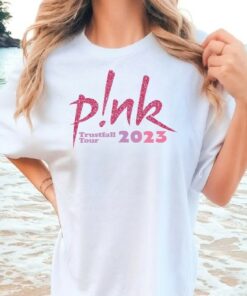 Pink Trustfall Tour 2023 Shirt Trustfall Album Tee Pink Singer Tour Music Festival Shirt Concert Apparel Tour T Shirt Pink Music Unique