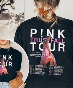 Pnk Trustfall Tour 2023 T Shirt Pnk Summer Carnival 2023 Trustfall Tour Shirt P Nk Birthday Pink Tour Tshirt 2023 Pink Trustfall Tour Pink Set List For Summer Carnival Unique