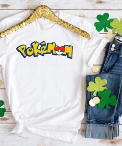 Pokemon Mom Shirt Pokemom Shirt Pokemon Matching Birthday Shirts Gamer Mom Women Tee Mother Day Tshirt Unique