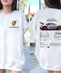 Porsche 911 Gt3 Rs Aesthetic Shirt Porsche 911 Gt3 Rs 2 Side Shirt Porsche Sweatshirt Hoodie Unique