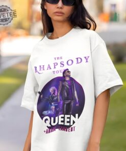 Queen Adam Lambert Rhapsody Tour 2 Sides Shirt Queen Shirt Queen Adam Lambert 2023 Tour Shirt Rock Concert Shirt Adam Lambert Shirt Unique