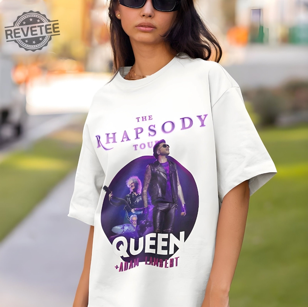 Queen Adam Lambert Rhapsody Tour 2 Sides Shirt Queen Shirt Queen Adam Lambert 2023 Tour Shirt Rock Concert Shirt Adam Lambert Shirt Unique Queen Adam Lambert Rhapsody Tour 2 Sides Shirt Queen Shirt Queen Adam Lambert 2023 Tour Shirt Rock Concert Shirt Adam Lambert Shirt Unique