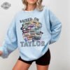 Raised On Taylor Sweatshirt Christmas Taylor Sweatshirt Taylor Swiftie Merch The Eras Tour Christmas Shirt Swiftie Christmas Gift For Her Unique