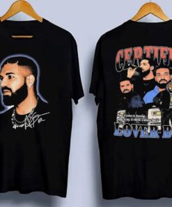 Rapper Drake T Shirt Certified Lover Boy Double Sided T Shirt Drake Shirt Drake Merch Drake Concert Shirt Drake Tour Certified Lover Boy Review Shirt Drake Albums Shirt New