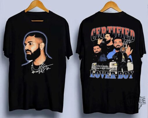Rapper Drake T Shirt Certified Lover Boy Double Sided T Shirt Drake Shirt Drake Merch Drake Concert Shirt Drake Tour Certified Lover Boy Review Shirt Drake Albums Shirt New