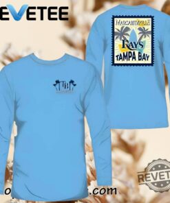 Rays Tropical Stamp Graphic Long Sleeve Shirt 2025 Giveaway T Shirt Shirts
