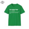Real Estate Investor Definition Shirt Property Investment Tee Real Estate Entrepreneur Shirt Property Apparel Business Casual Wear Unique
