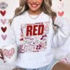 Red Album T Shirt Eras Tour Shirt Taylor Swiftie Shirt In My Chiefs Era Shirt Taylor Swift Misfits Shirt Super Bowl Taylors Version Unique