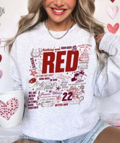 Red Album T Shirt Eras Tour Shirt Taylor Swiftie Shirt In My Chiefs Era Shirt Taylor Swift Misfits Shirt Super Bowl Taylors Version Unique